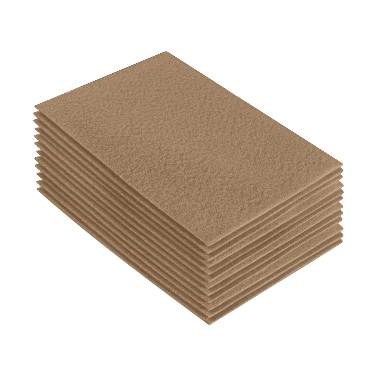 FabricLA Acrylic Felt Sheets for Crafts - Precut 9" X 12" Inches (20 cm X 30 cm) Felt Squares - Use Felt Fabric Craft Sheets for DIY, Costume, and Decoration | Taupe 102 - 12 Pieces